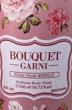 Set Of 2 Bouquet Garni Perfume Body Wash White Musk Scent 1500ml Made In Korea