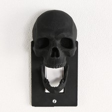 3D Skull Light Switch Cover Resin Gothic Horror Wall Plate Decor