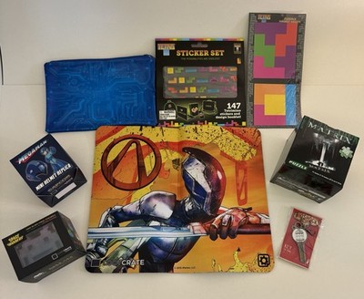 Sci-Fi Gaming Loot Crate Bundle Matrix Bioshock Borderlands Mega Man Tetris Lot