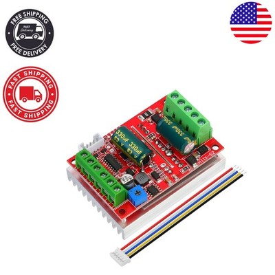 Three-Phase Brushless Motor Controller 6-60V - PWM & PLC Compatible Driver Board