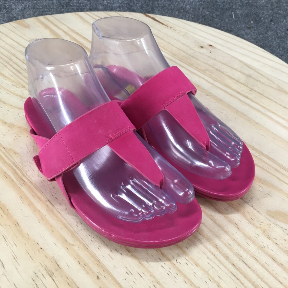 NUEVAS Sandalias Naturalizer Mujer 6.5 M Genn-Twirl Informales Sin Cordones Tanga Planas Rosa Foto 3 de 4