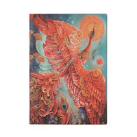 Firebird (Birds Of Happiness) Midi Lined Journal Paperblanks Taschenbuch 2026