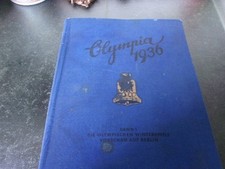 Sammelbilderalbum OLYMPIA 1936 Bd. 1, vollständig, zeigt ein paar Lagerspuren