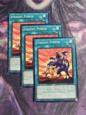 x3 Jurassic Power DUNE-EN053 Yugioh Playset Common 3x 1st Edition