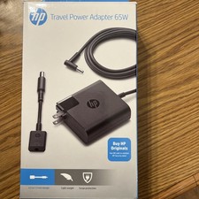 Factory Sealed Genuine HP 19.5V 3.33A 65W Travel AC Adapter