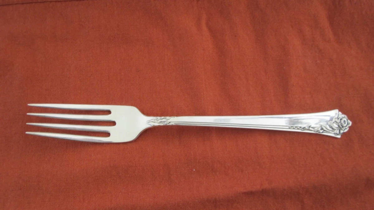 Damask Rose Fork Antique US Sterling Silver for sale | eBay