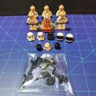 LEGO Star Wars Clone Trooper Minifigures Lot of 6– White / Orange /black