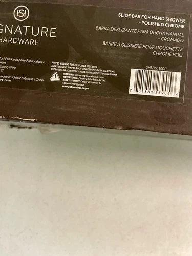 Signature Hardware SHSB3010CP 30" Traditional Hand Shower Slide Bar - Chrome - Picture 2 of 3