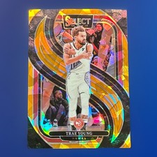 Trae Young [Gold Glitter Prizm] #123 Prices | 2024 Panini Select