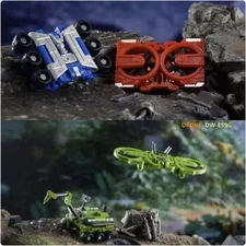 For Dr.WU DW-E59-60 Ravage Drone Cassette Transforming Robot Set Small Scale