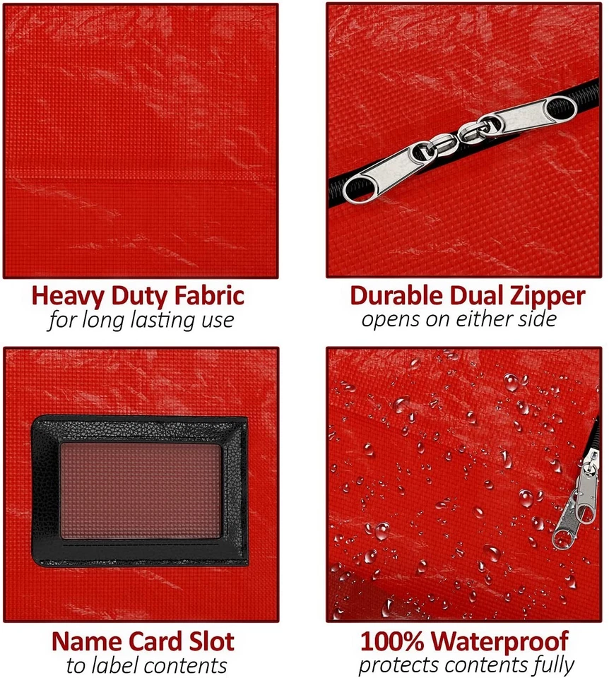 Christmas Tree Storage Bag, Fits Up to 7.5 ft Tall Artificial Disassembled Tree, - Image 3 of 4