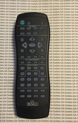 Runco Home Theater Projector Remote Control T188BC-C Original Genuine for RS 110