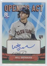 2023 Topps Big League Opening Act Blue Foil Will Brennan #OAA-BRE Auto 4z8