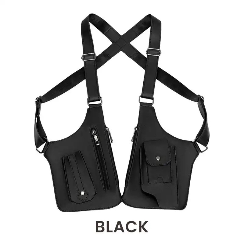 Adjustable Anti-Theft Underarm Shoulder Bag PU Leather Walle