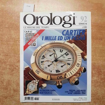 UHREN DIE MASSE DER ZEIT 92 TECHNIMEDIA 1996 CARTIER BERTOLUCCI BREITLING
