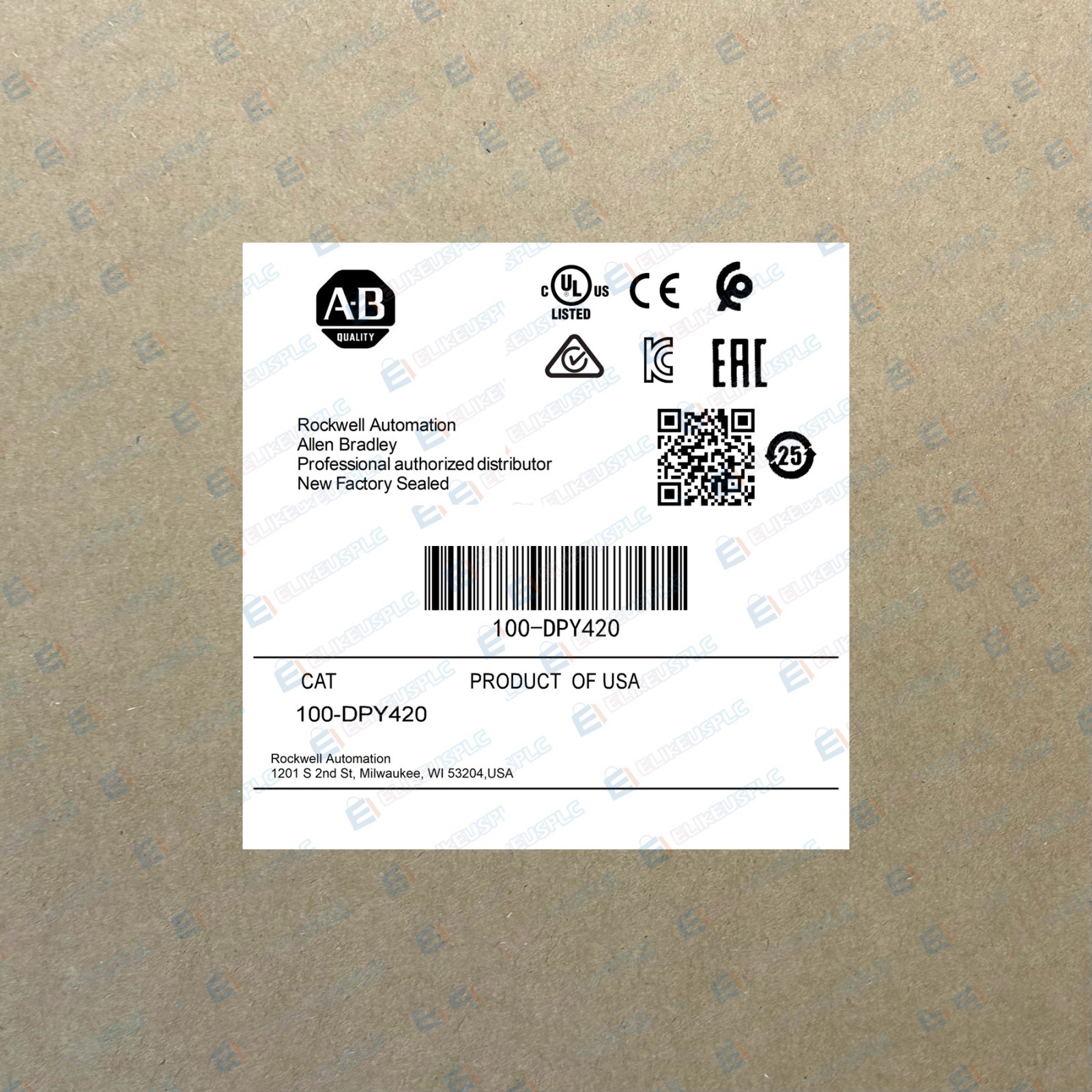 AB 100-DPY420 Pwr Wrng Kits (Wye-Delta/Star-Delta) New UPS WPL0