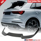 For Audi Q3 RSQ3 Hatchback 2019-25 Real Carbon Fiber Rear Roof Spoiler Wing Lip