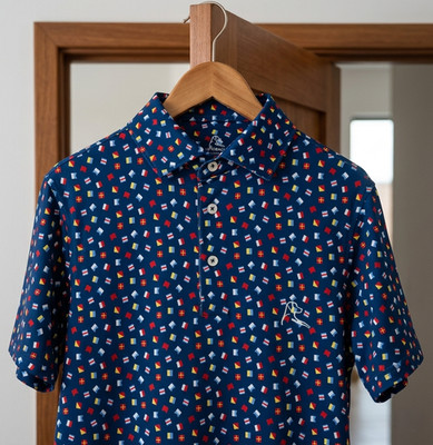 Rhoback Maritime Navy Polo: Non-Bacon Collar Wrinkle-Free Performance M-3XL