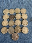 Lot of 17 Buffalo Nickels 1915-1937