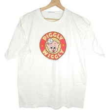 Vintage 90s Single Stitch Piggly Wiggly Short Sleeve T-Shirt Men's XL USA