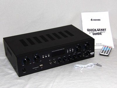 Donner MAMP5 100W Audio Power Bluetooth Amplifier Receiver