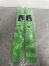 Qty 2 8Ten Lawn Razor Mower Blade 21 5/16” L x 2 5/8” W x .0197" T C-BLD-0038