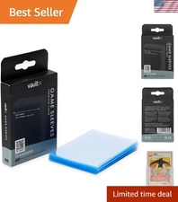 Durable Standard Card Sleeves 63x88mm - Clear Anti-Static Protection (50 pcs)