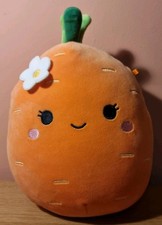 Squishmallow Caroleena The Carrot 8" Easter Bunny Rabbit Plush Soft Toy