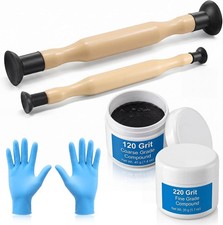 Complete Valve Grinding Kit 2 Lapping Sticks 120 220 Grit Complete Valve Grinding Kit 2 Lapping Sticks 120 220 Grit