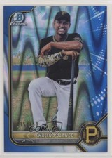 2022 Bowman Chrome Prospects Blue RayWave Refractor 135/150 Shalin Polanco s3g