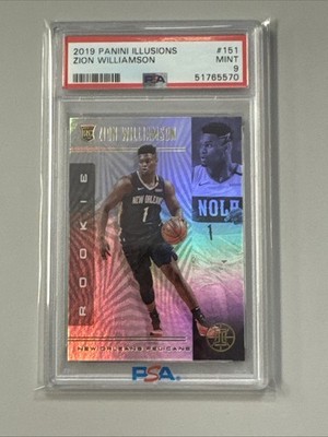 2019-20 Panini Illusions Zion Williamson #151 Psa 9 | eBay