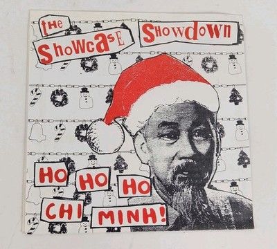 SHOWCASE SHOWDOWN Ho Ho Ho Chi Minh! Boston Punk 7'' 1995 Tario Records RED VINYL