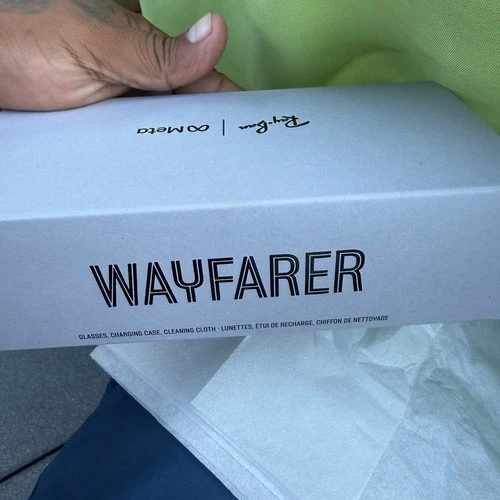Ray-Ban Meta Wayfarer Smart Glasses RW4006 Black with G-15 Green Lenses