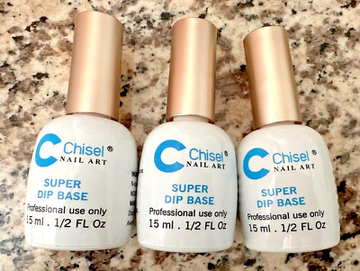 Chisel Dip Essential Liquid - Step #2 SUPER DIP BASE 0.5 Oz (Pack of 3)