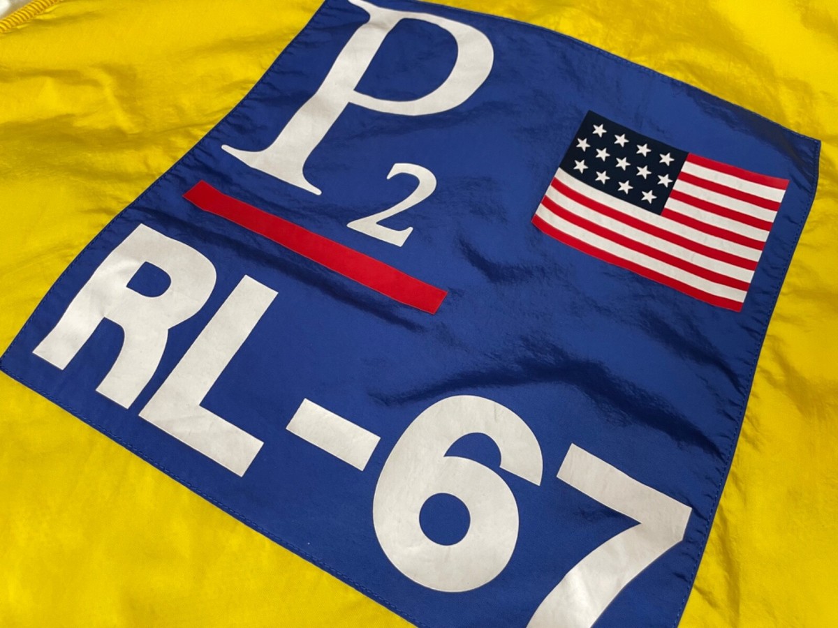 Polo Ralph Lauren CP93 RL93 P2 RL-67 Yellow Sailing Jacket M Polo Ralph Lauren CP93 RL93 P2 RL-67 Yellow Sailing Jacket M