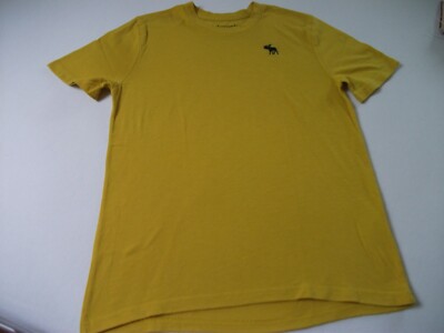 Abercrombie Kids - gelbes,bequemes,weiches Shirt m.Logo Gr.11/12 neuw.