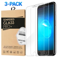 3-Pack Tempered Glass Screen Protector For iPhone 8 7 6 6S Plus