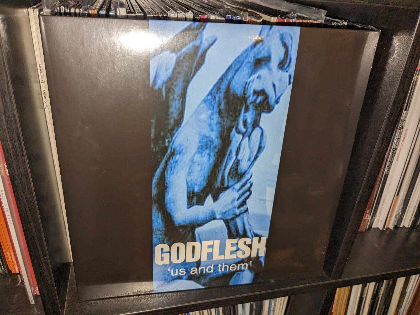 * Godflesh - МЫ И ОНИ - Виниловая пластинка синего цвета - НОВАЯ И ЗАПЕЧАТАННАЯ!!