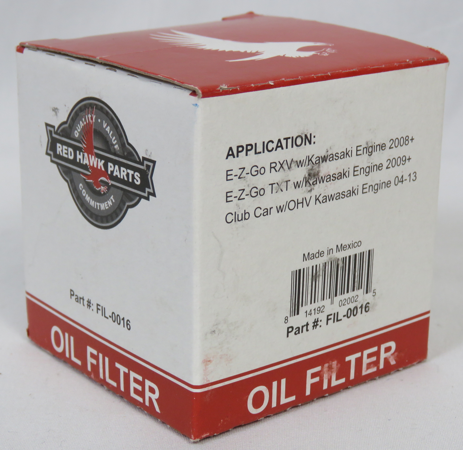 Red Hawk Oil Filter Club Car & EZGO RXV & TXT Kawasaki Engine 0413 FIL0016 NEW eBay