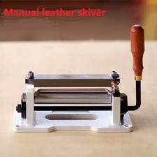 6" inch Manual leather skiver,handle leather peel tools,DIY shovel skin Machine