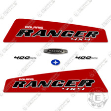 Fits Polaris Ranger 400 H.O. Decal Kit UTV - RED - 7 YEAR OUTDOOR 3M VINYL!