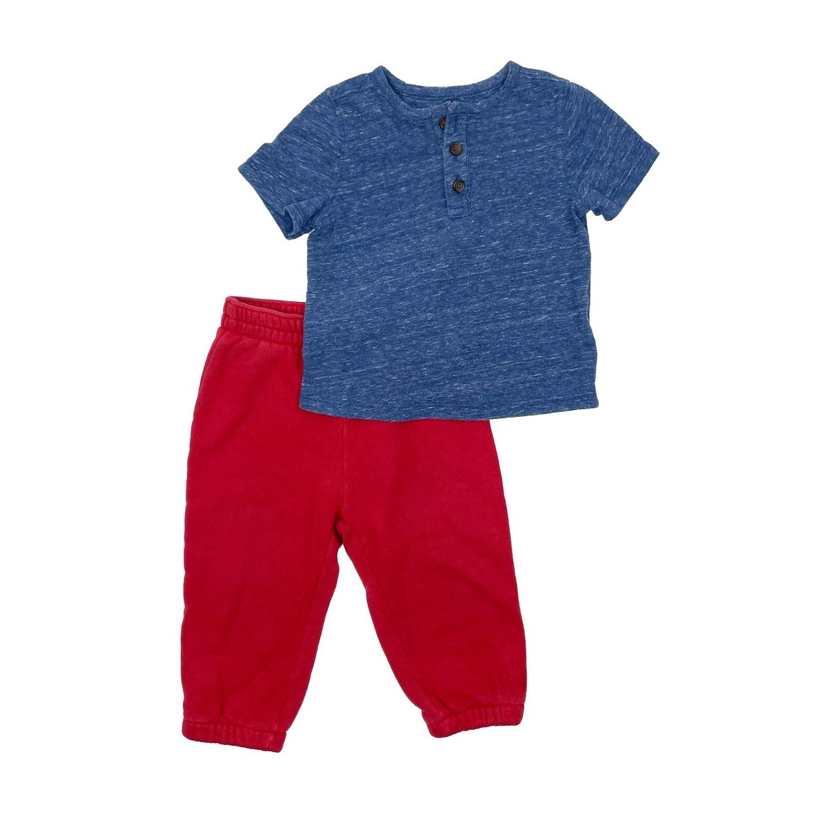 Navy Blue Red Jogger Outfit Old Navy Baby Toddler Boy Blue