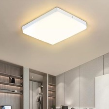 LED Ceiling Light 48W — Bathroom Ceiling Light, 3000K Warm White, 4370 LM