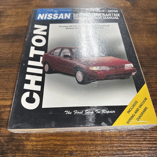 Neu 1982-1996 Nissan Sentra Pulsar NX Werkstatthandbuch Chilton 52700 Kabel - Bild 2 von 6