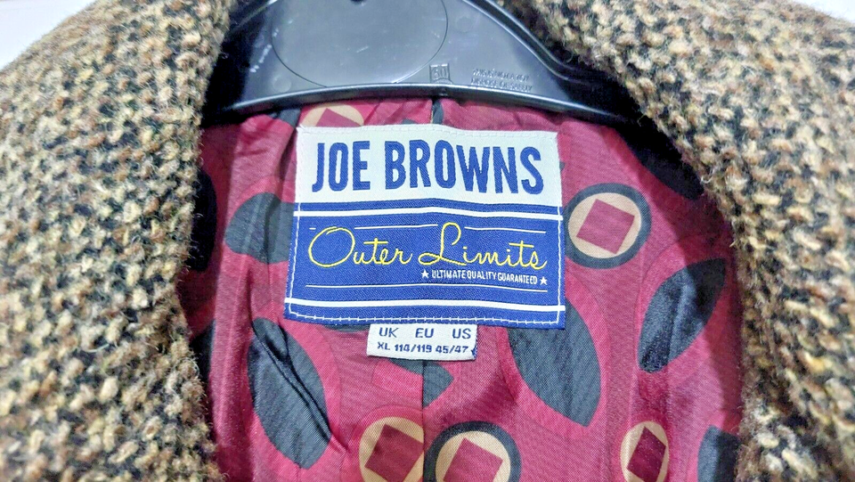 Joe Brown's Outer Limits Men's Tweed Look Wool / Polyester Blend Jacket