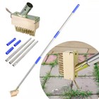 Crack Weeder Grout Cleaner Brush Paving Weeding Crevice Tool Scrub w/Handle HQ