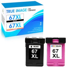 67XL Ink Cartridges for HP Ink 67 XL Deskjet 2700 2720e Envy 6000 6055 Printer