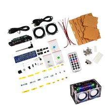 Radio and speaker DIY kit, amplifier, Bluetooth speaker with spectrum