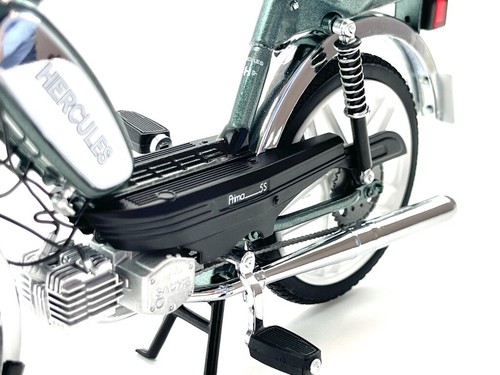 Mofa Modell Maßstab 1:10 Hercules Prima 5S jadegrün metallic von 50cc Legends Mo - Bild 7 von 12