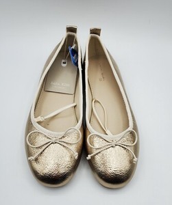 girls gold ballet flats